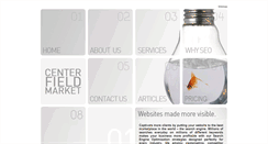 Desktop Screenshot of centerfieldmarket.com